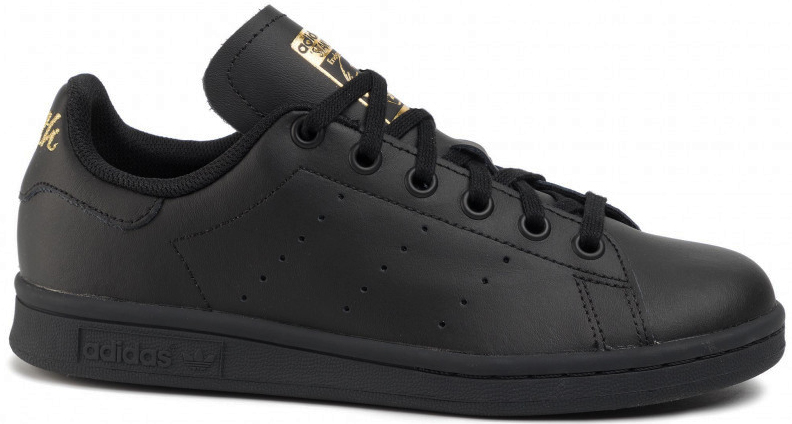 Stan Smith in vera pelle Nero