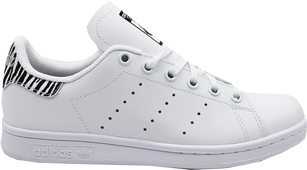 Stan Smith in vera pelle Bianco